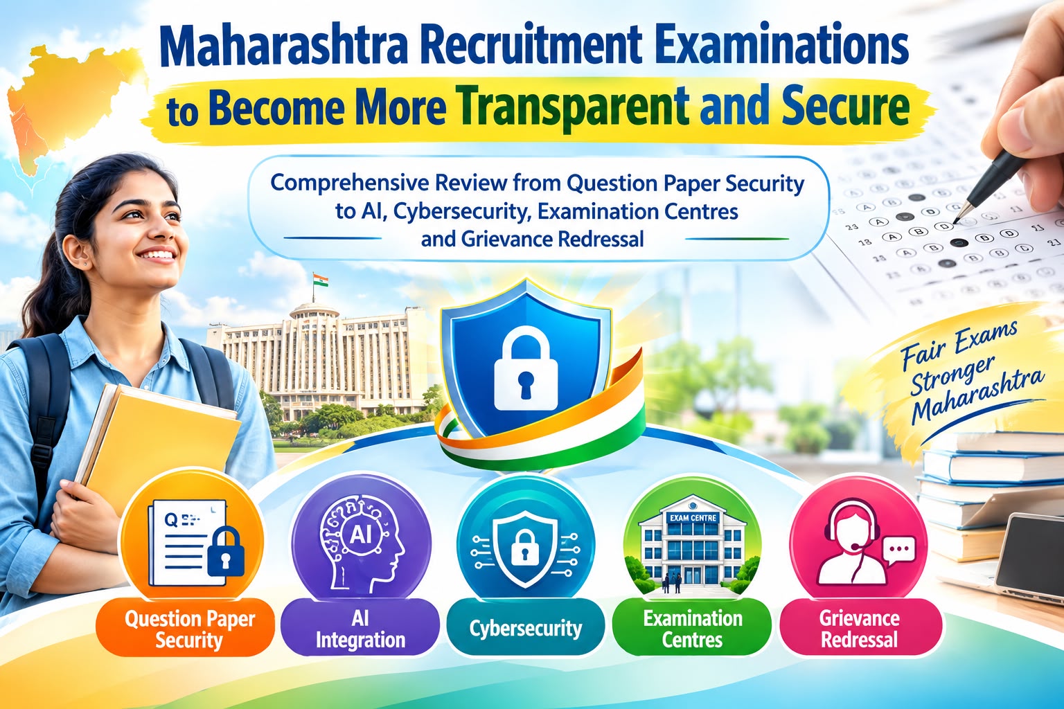 Maharashtra Recruitment Examinations to Become More Transparent and Secure