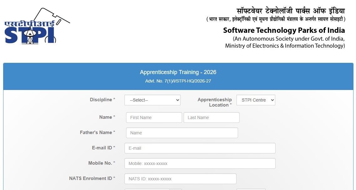 STPI Apprentice Recruitment 2026