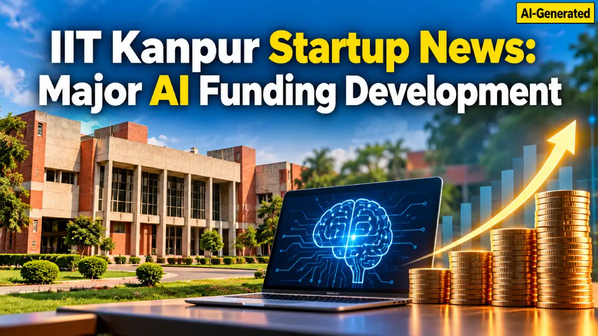 IIT Kanpur Startup News: Major AI Funding Development
