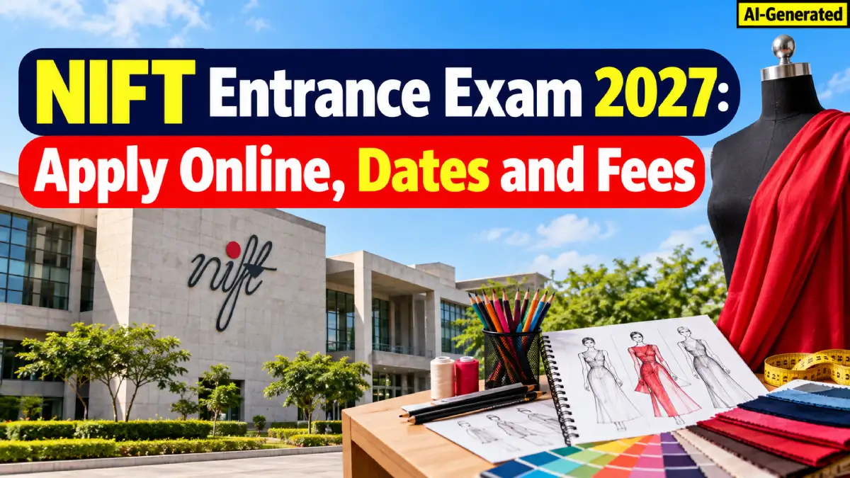 NIFT Entrance Exam 2027: Apply Online, Dates and Fees
