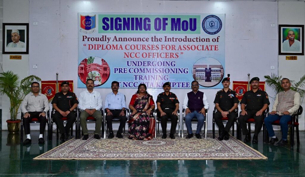 RTMNU and OTA Kamptee Sign MoU to Launch Diploma Courses for Associate NCC Officers