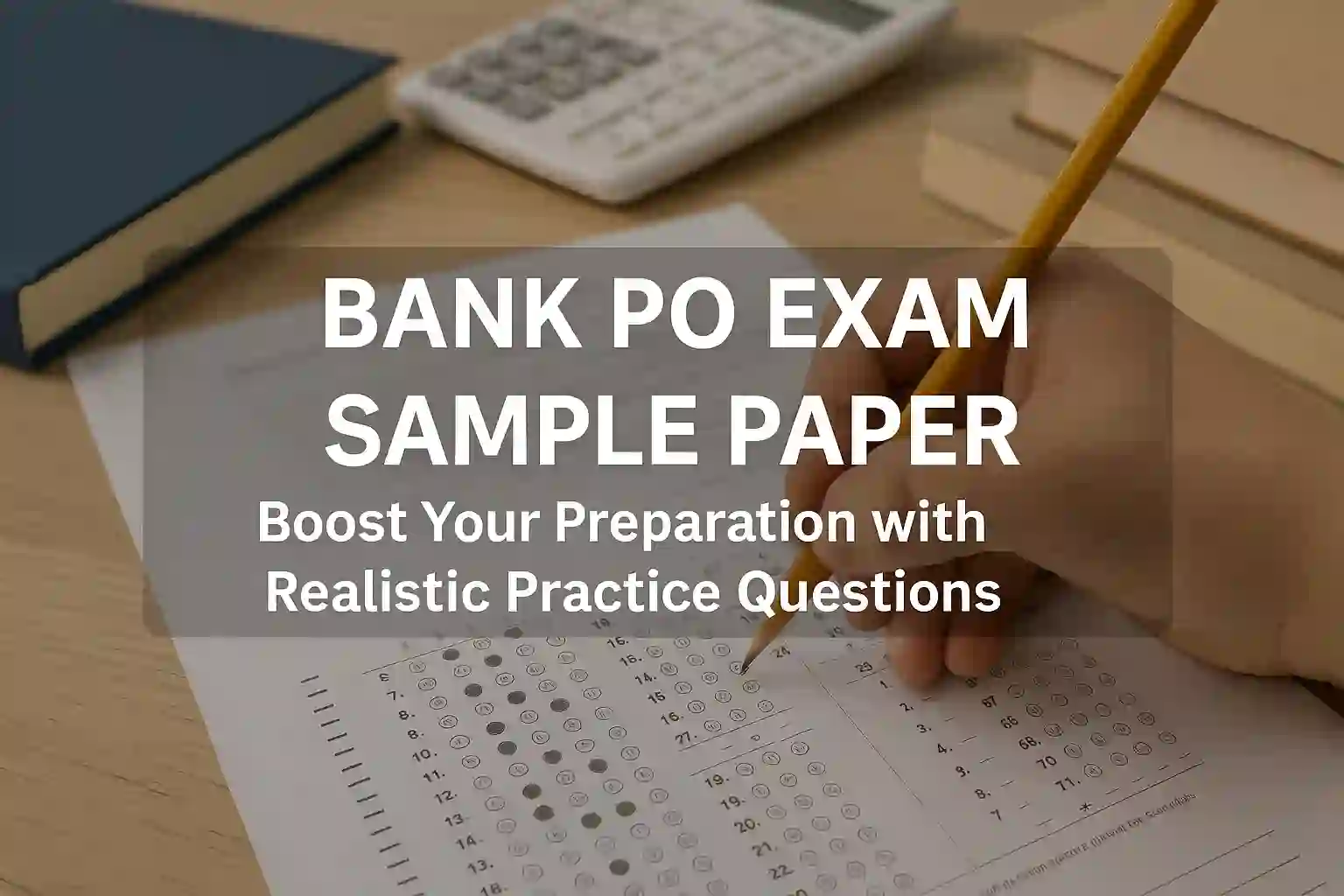 Bank PO Exam Sample Paper: Boost Your Preparation with Realistic Practice Questions