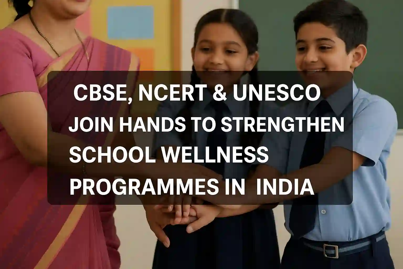 CBSE, NCERT & UNESCO Join Hands to Strengthen School Wellness Programmes in India