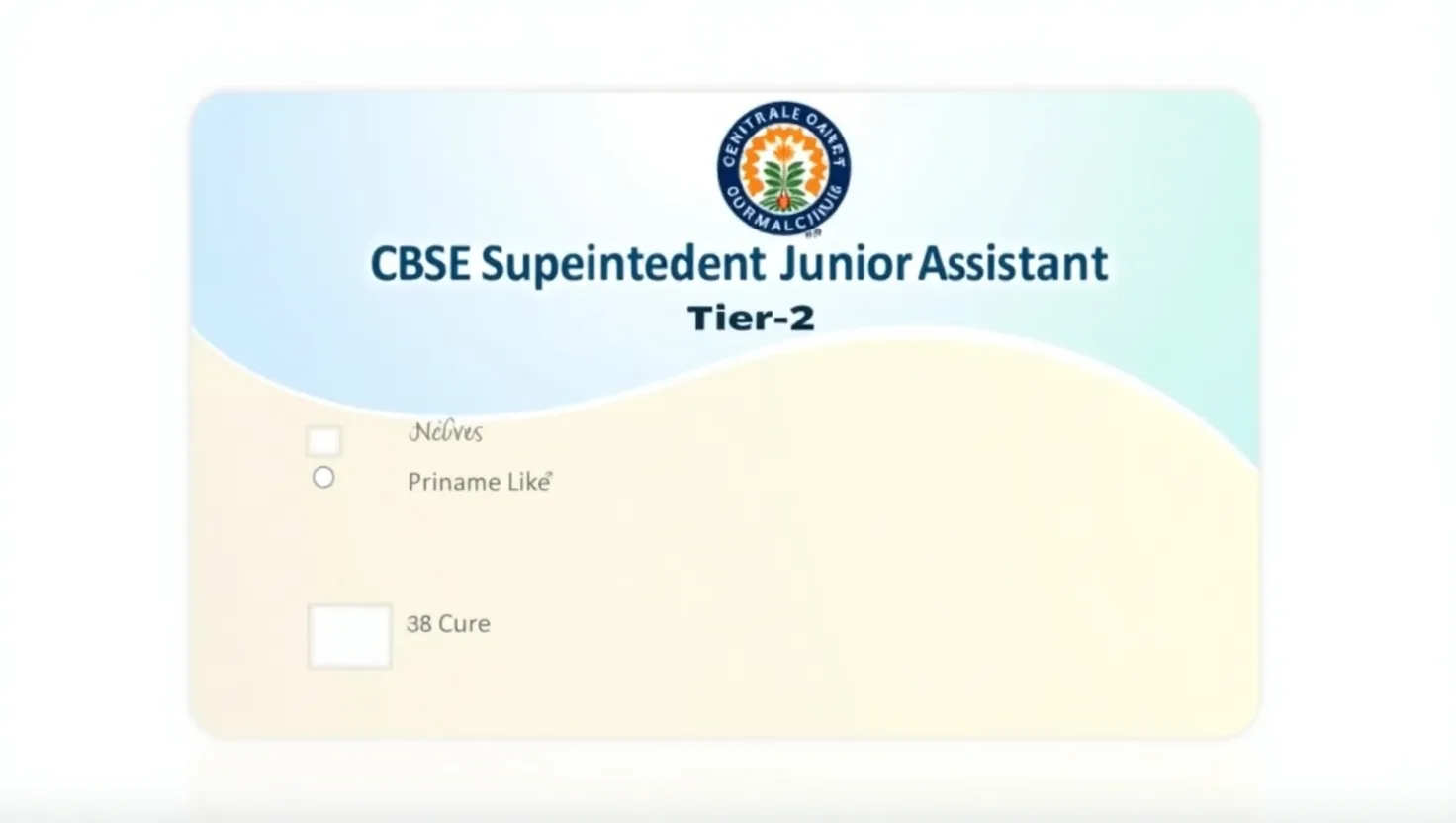 CBSE Superintendent, Junior Assistant Tier-2 admit card released