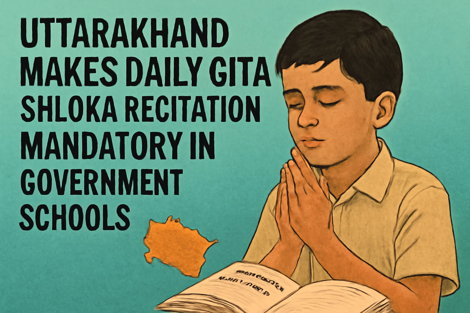 Uttarakhand Makes Daily Gita Shloka Recitation Mandatory in Government Schools