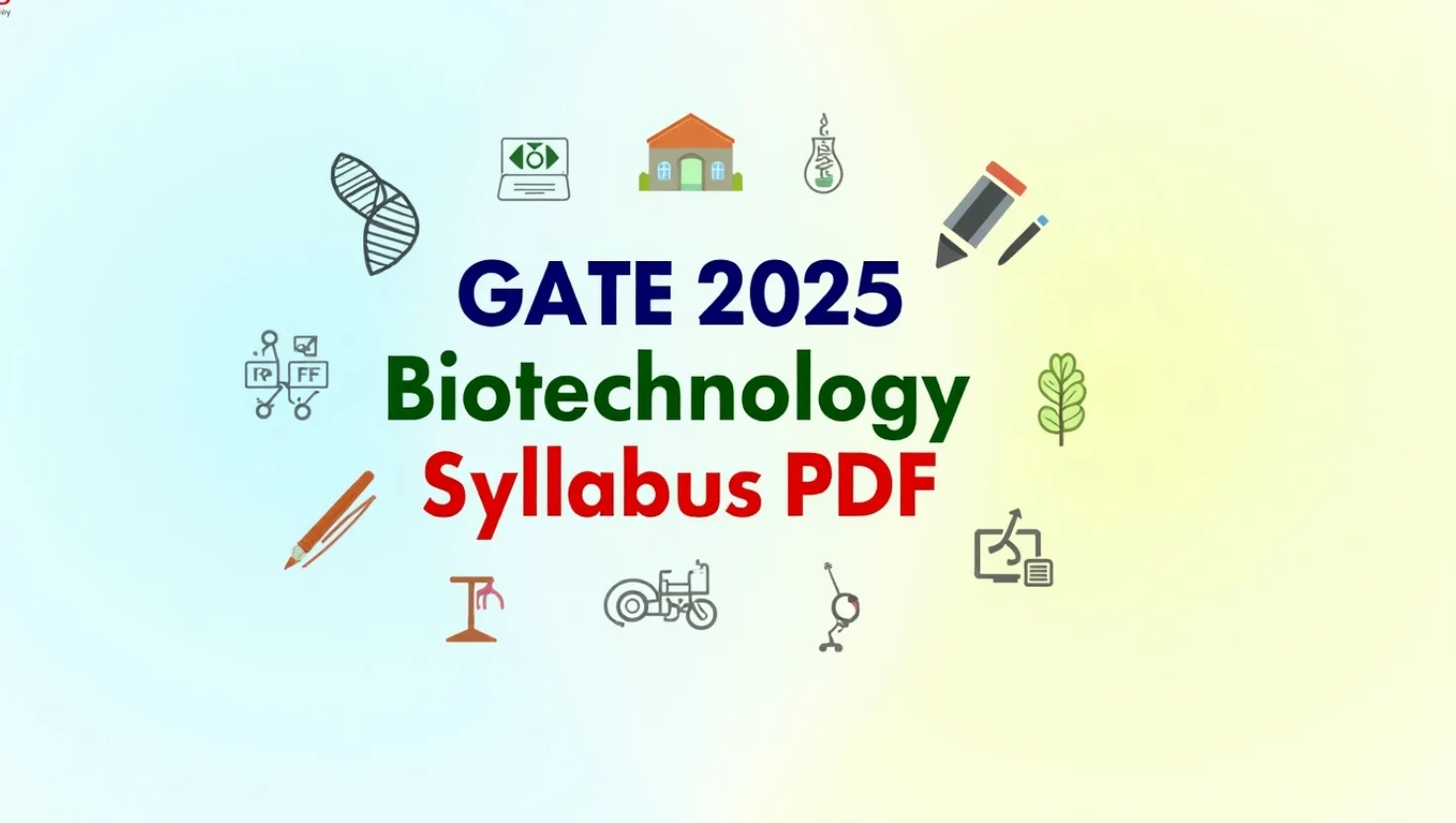 GATE 2025 Biotechnology Syllabus PDF