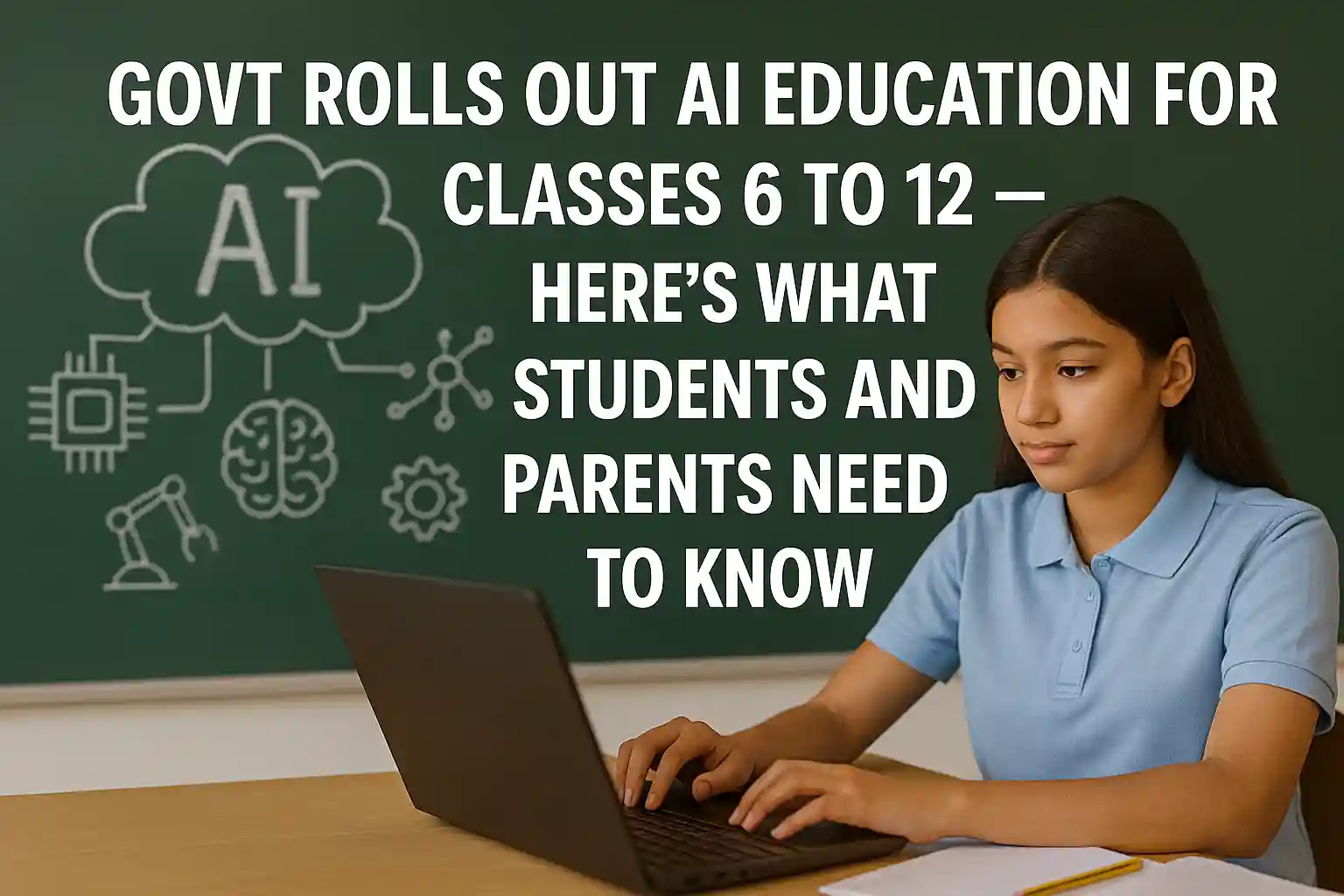 Govt Rolls Out AI Education for Classes 6 to 12 — Here’s What Students and Parents Need to Know