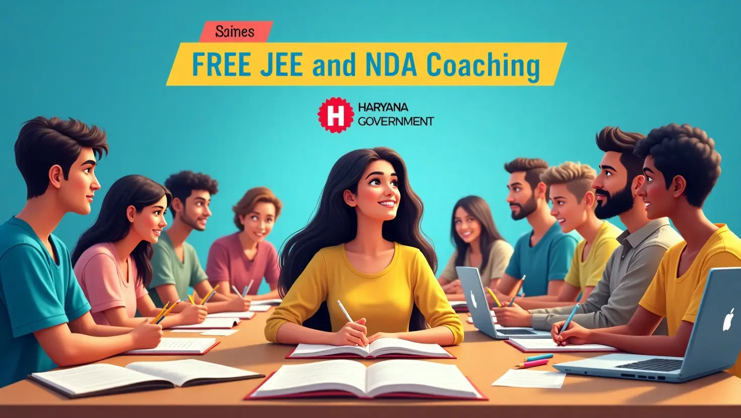 Haryana Govt to Provide Free JEE and NDA Coaching for Meritorious School Students