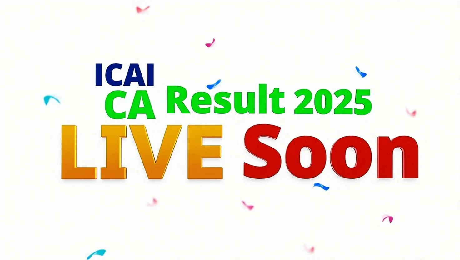 ICAI CA Result 2025 LIVE Soon: Check Final, Inter Scores at icai.nic.in