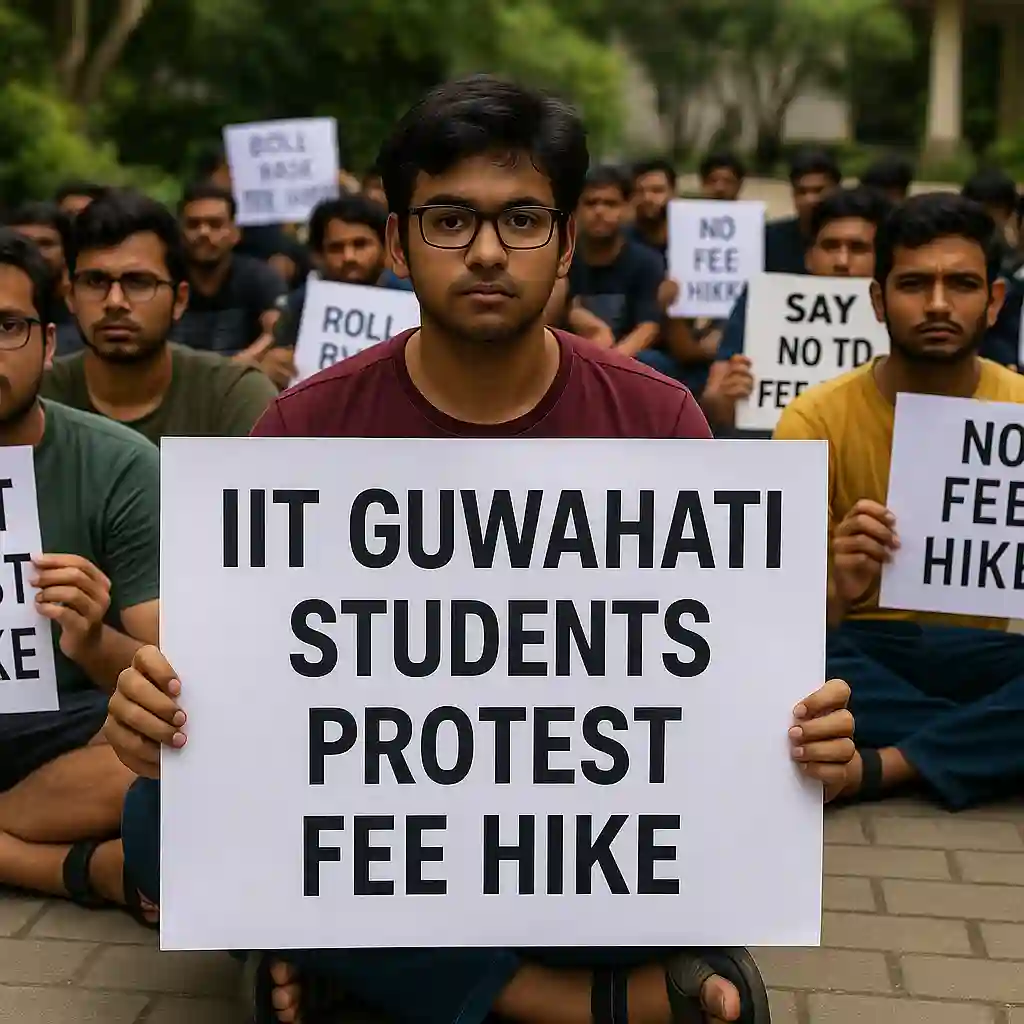 IIT Guwahati Students Protest Fee Hike; Administration Claims Only a Small Group Opposed