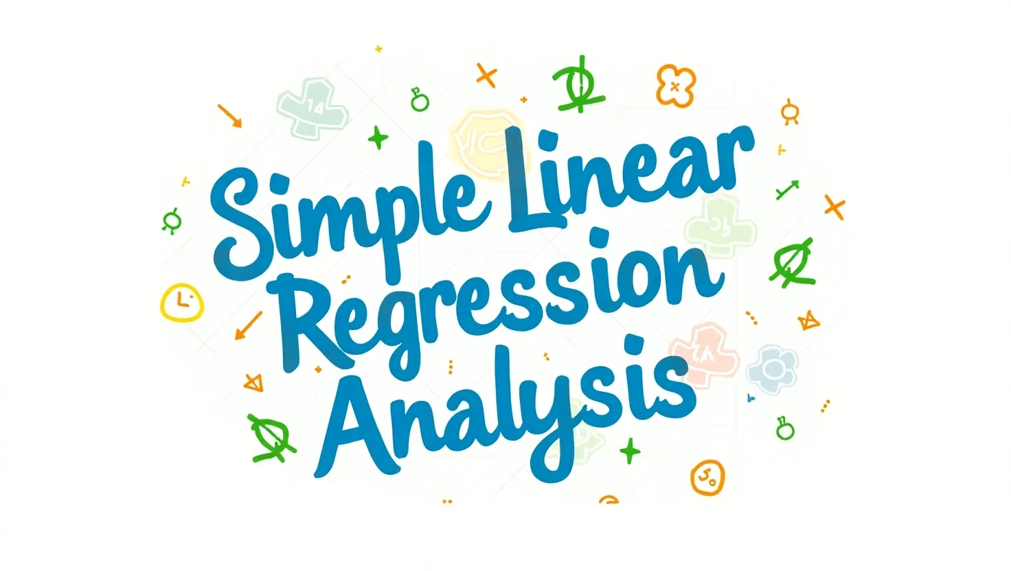 Mathematics: Simple Linear Regression Analysis