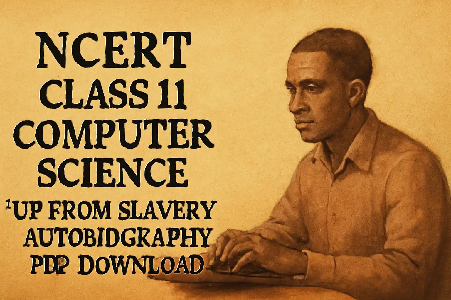 NCERT Class 11 Computer Science 'Up from Slavery' Autobiography: PDF Download for English Reading