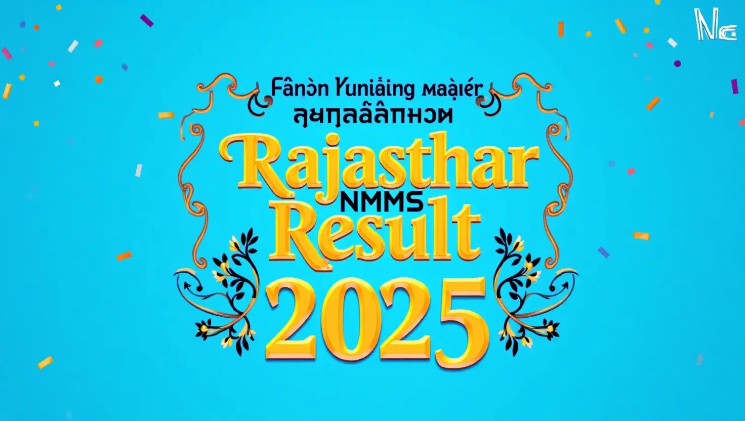 Rajasthan NMMS Result 2025 declared