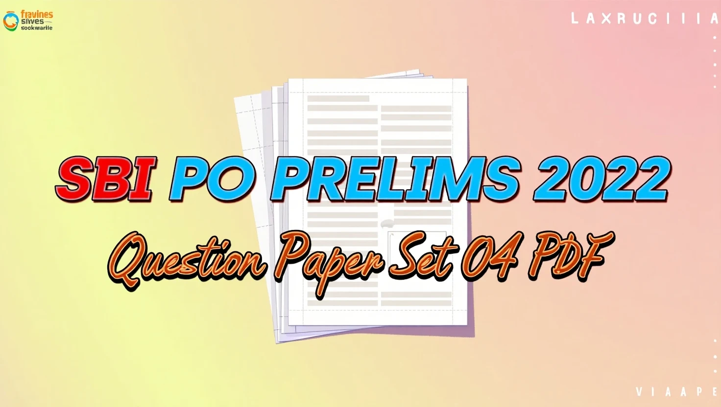 SBI PO Prelims 2022 Question Paper Set 04 PDF