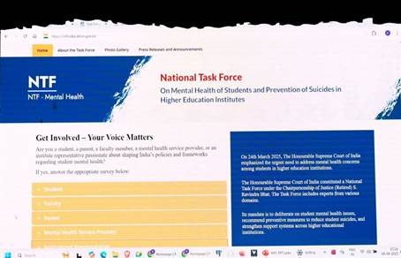New Website Launched by National Task Force to Boost Student Mental Health and Suicide Prevention