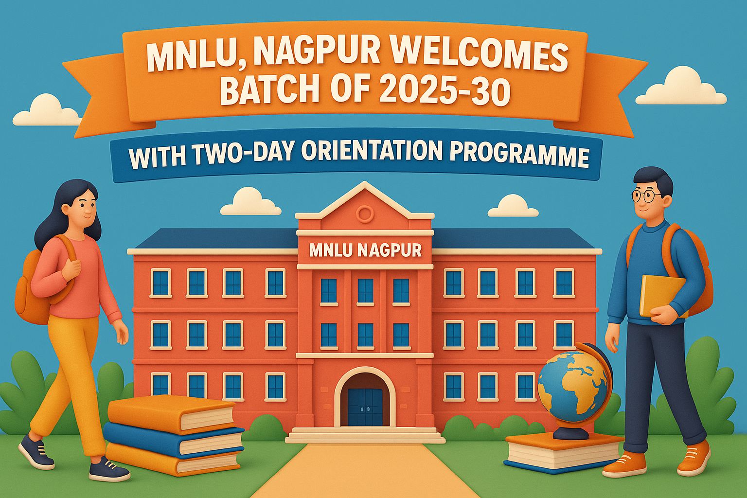MNLU, Nagpur Welcomes Batch of 2025-30 with Two-Day Orientation Programme