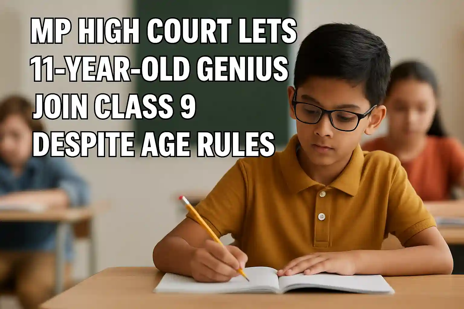 MP High Court Lets 11-Year-Old Genius Join Class 9 Despite Age Rules