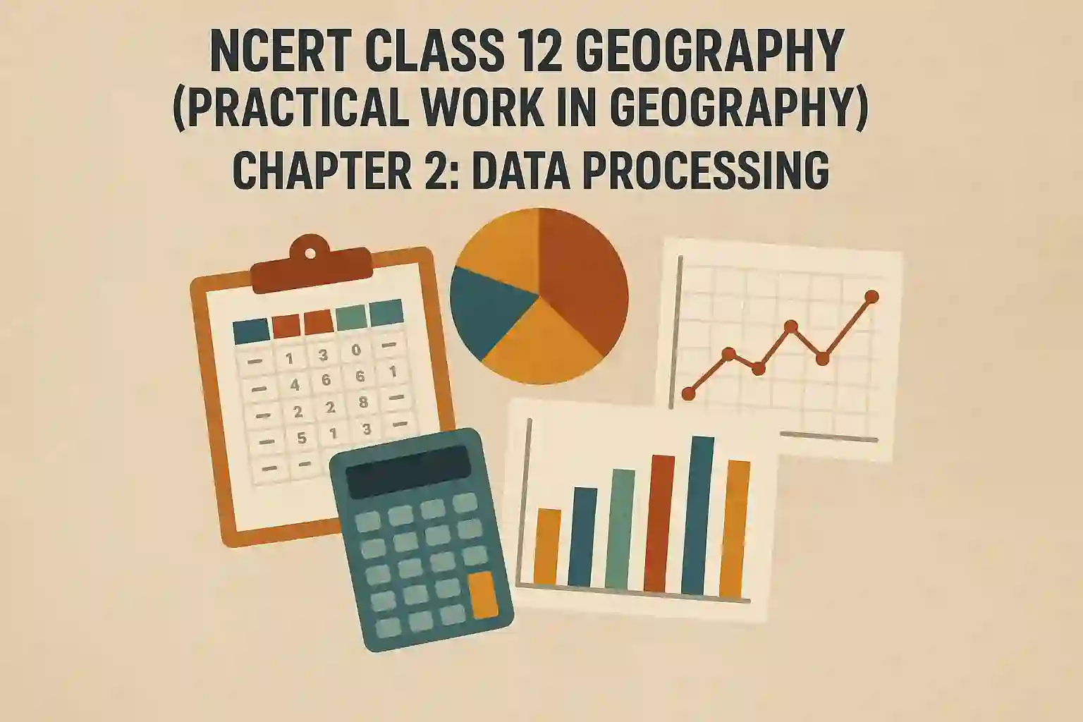 NCERT Class 12 Geography (Practical Work in Geography) Chapter 2: Data Processing