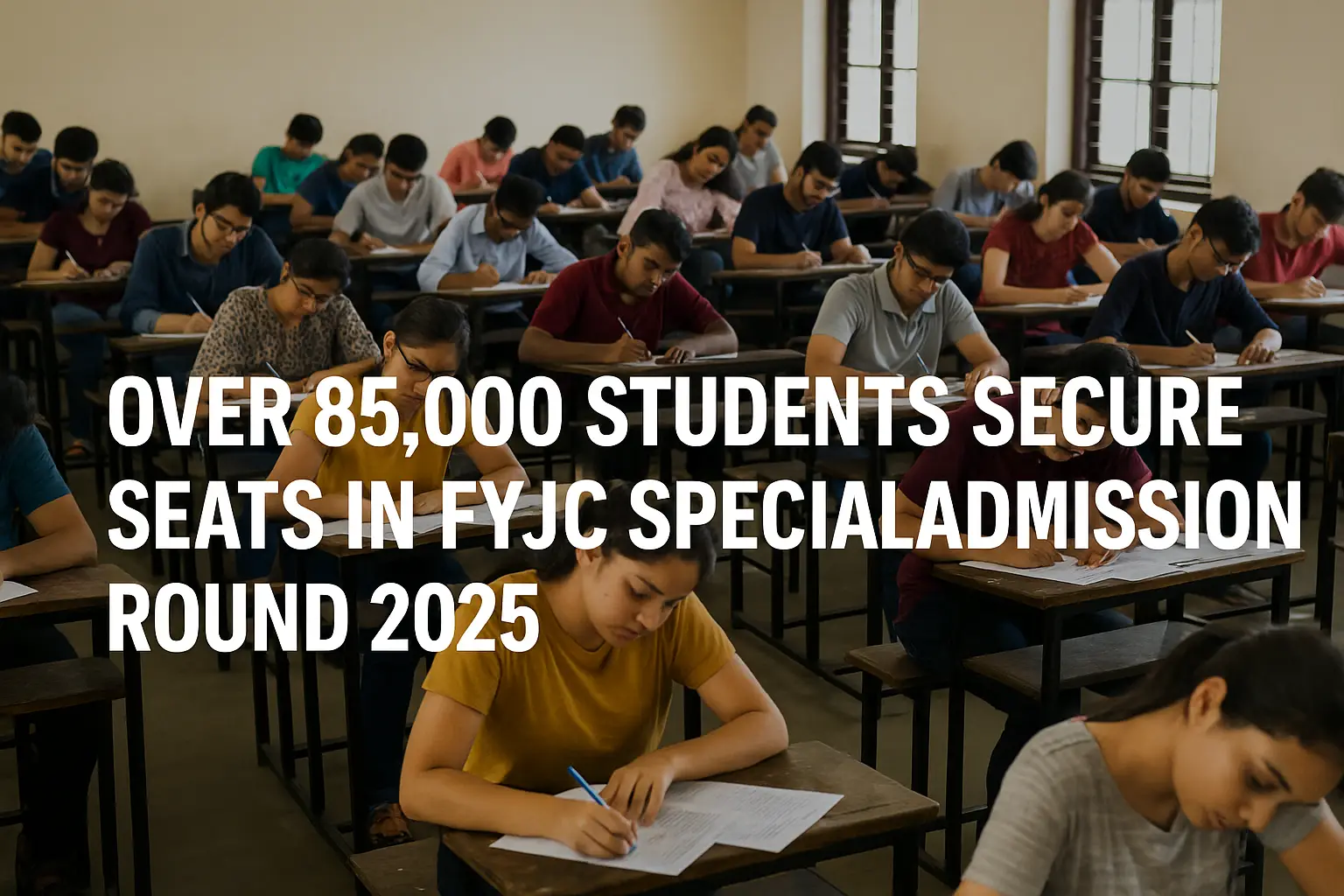 Over 85,000 Students Secure Seats in FYJC Special Admission Round 2025