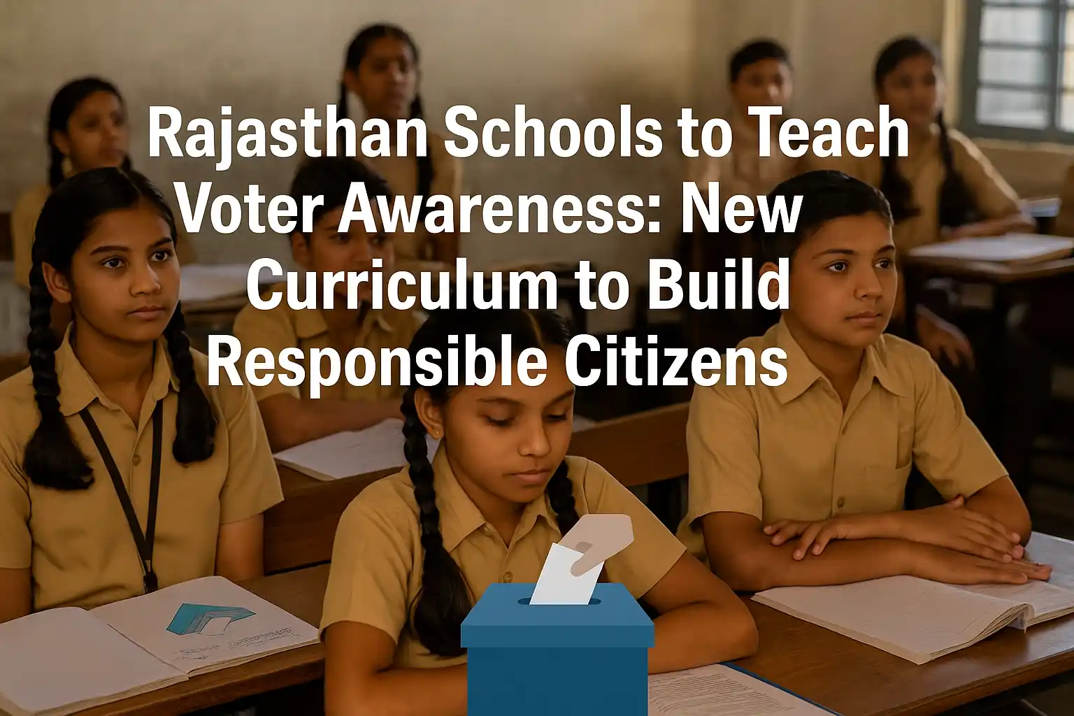 Rajasthan Schools to Teach Voter Awareness: New Curriculum to Build Responsible Citizens