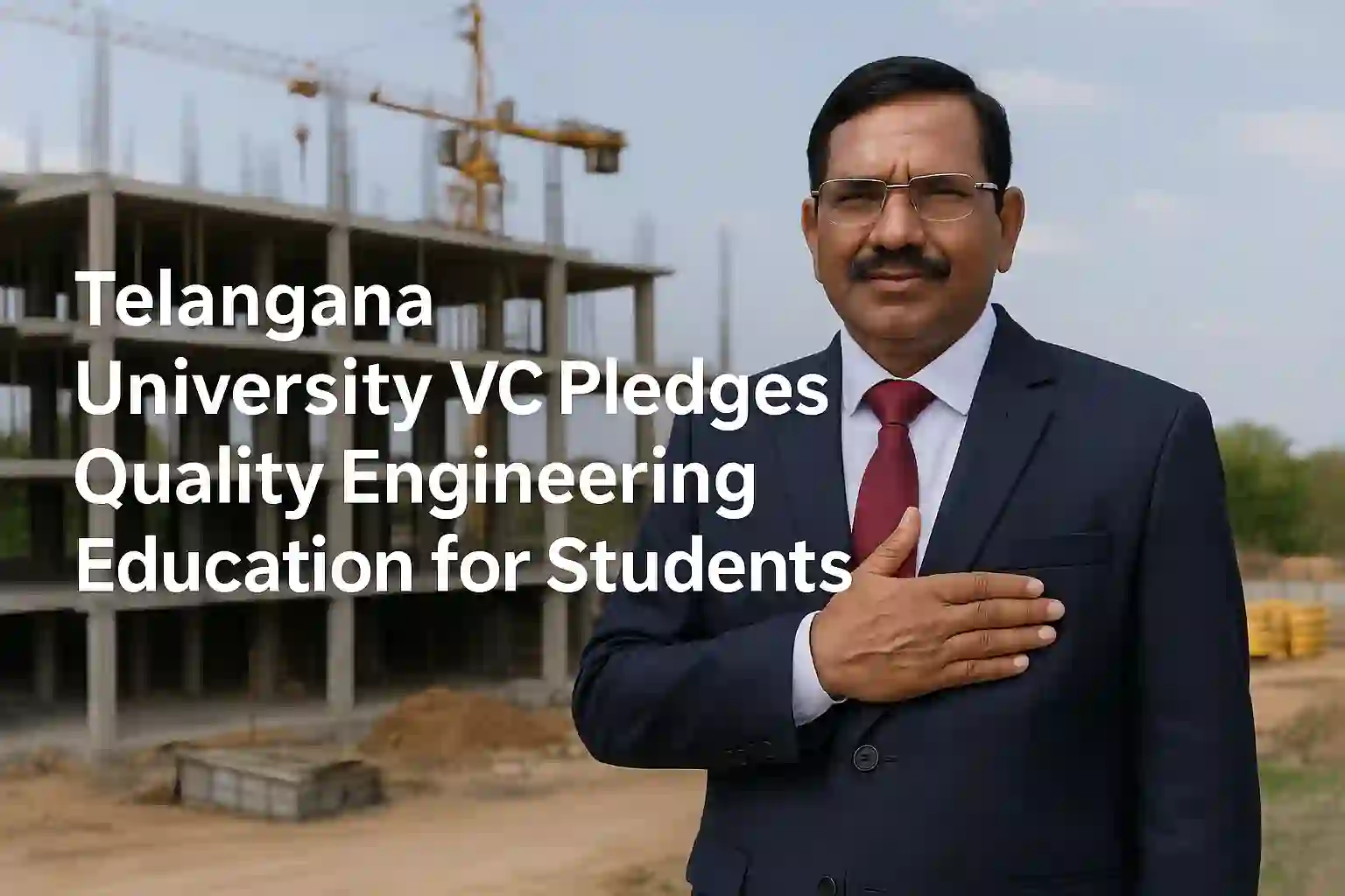Telangana University VC Pledges Quality Engineering Education for Students