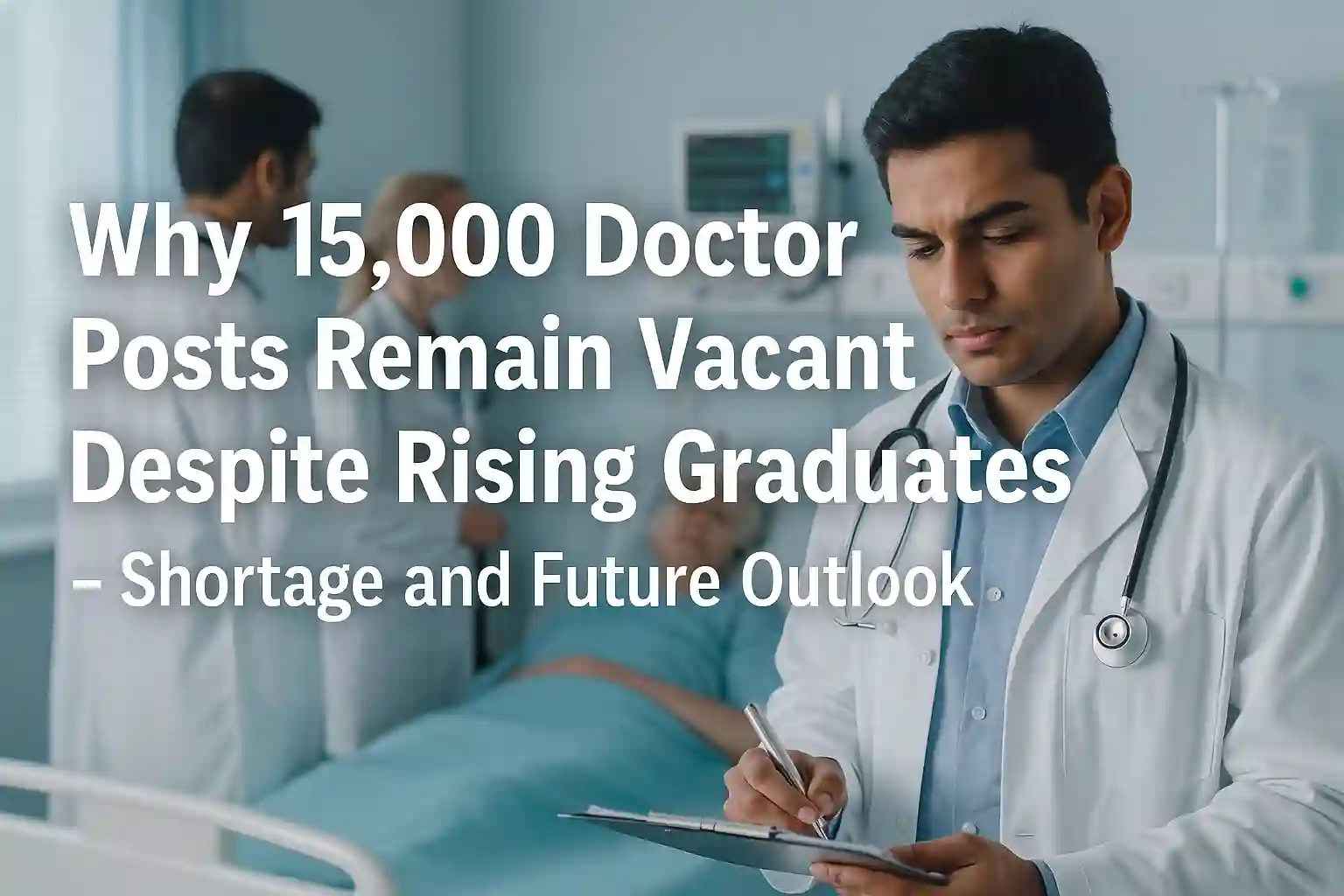 Why 15,000 Doctor Posts Remain Vacant Despite Rising Graduates – Shortage and Future Outlook