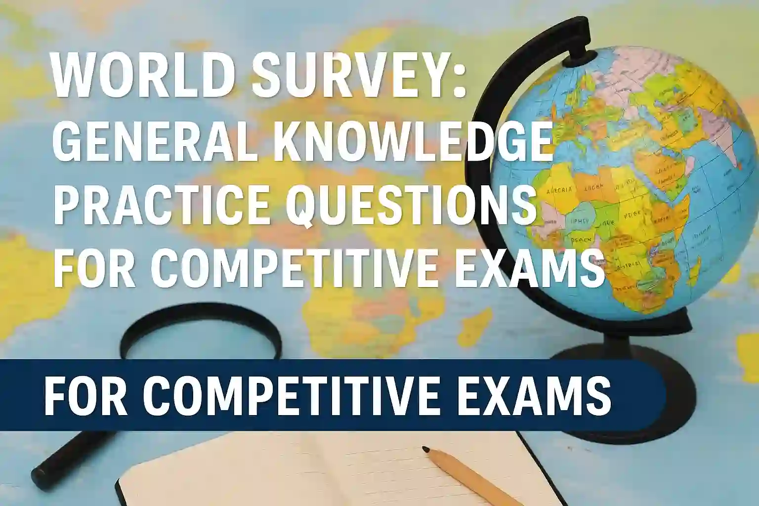 World Survey: General Knowledge Practice Questions for Competitive Exams