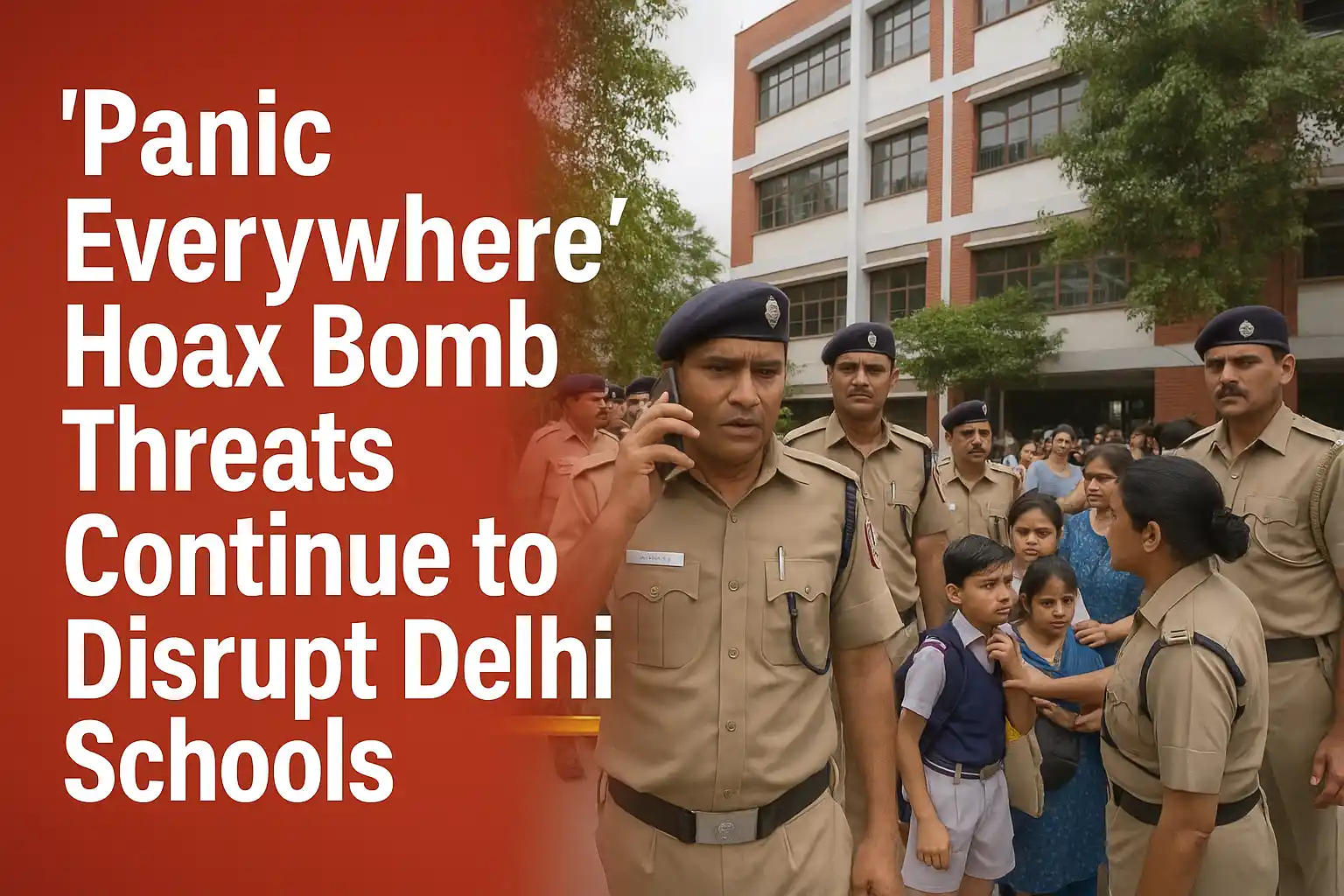 ‘Panic Everywhere’: Hoax Bomb Threats Continue to Disrupt Delhi Schools