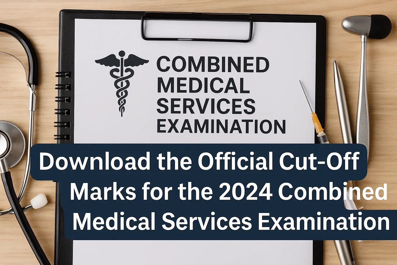Download the Official Cut-Off Marks for the 2024 Combined Medical Services Examination