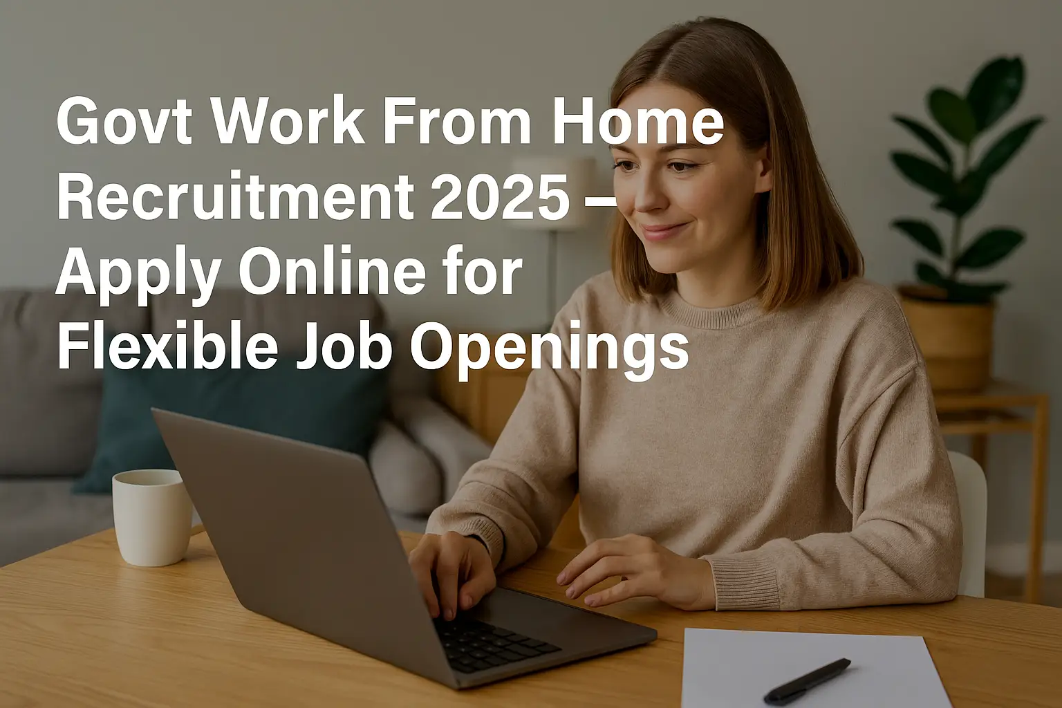 Govt Work From Home Recruitment 2025 – Apply Online for Flexible Job Openings