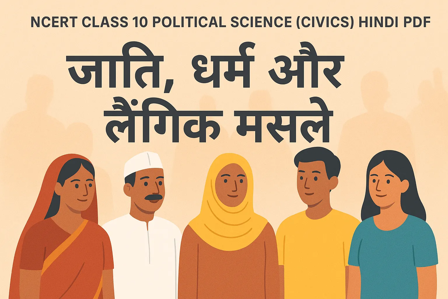 NCERT Class 10 Political Science (Civics) Chapter 3 Hindi PDF – जाति, धर्म और लैंगिक मसले