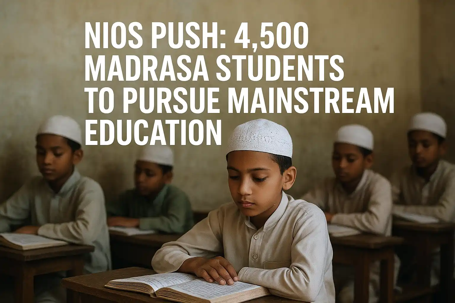 NIOS Push: 4,500 Madrasa Students to Pursue Mainstream Education