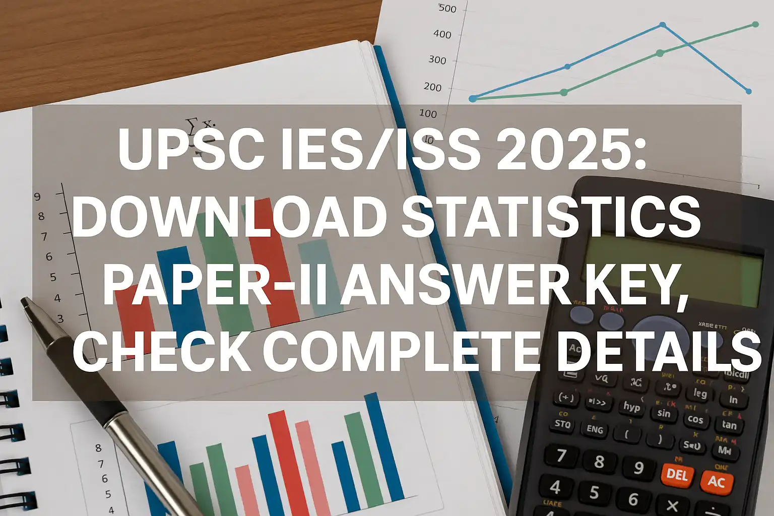 UPSC IES/ISS 2025: Download Statistics Paper-II Answer Key, Check Complete Details