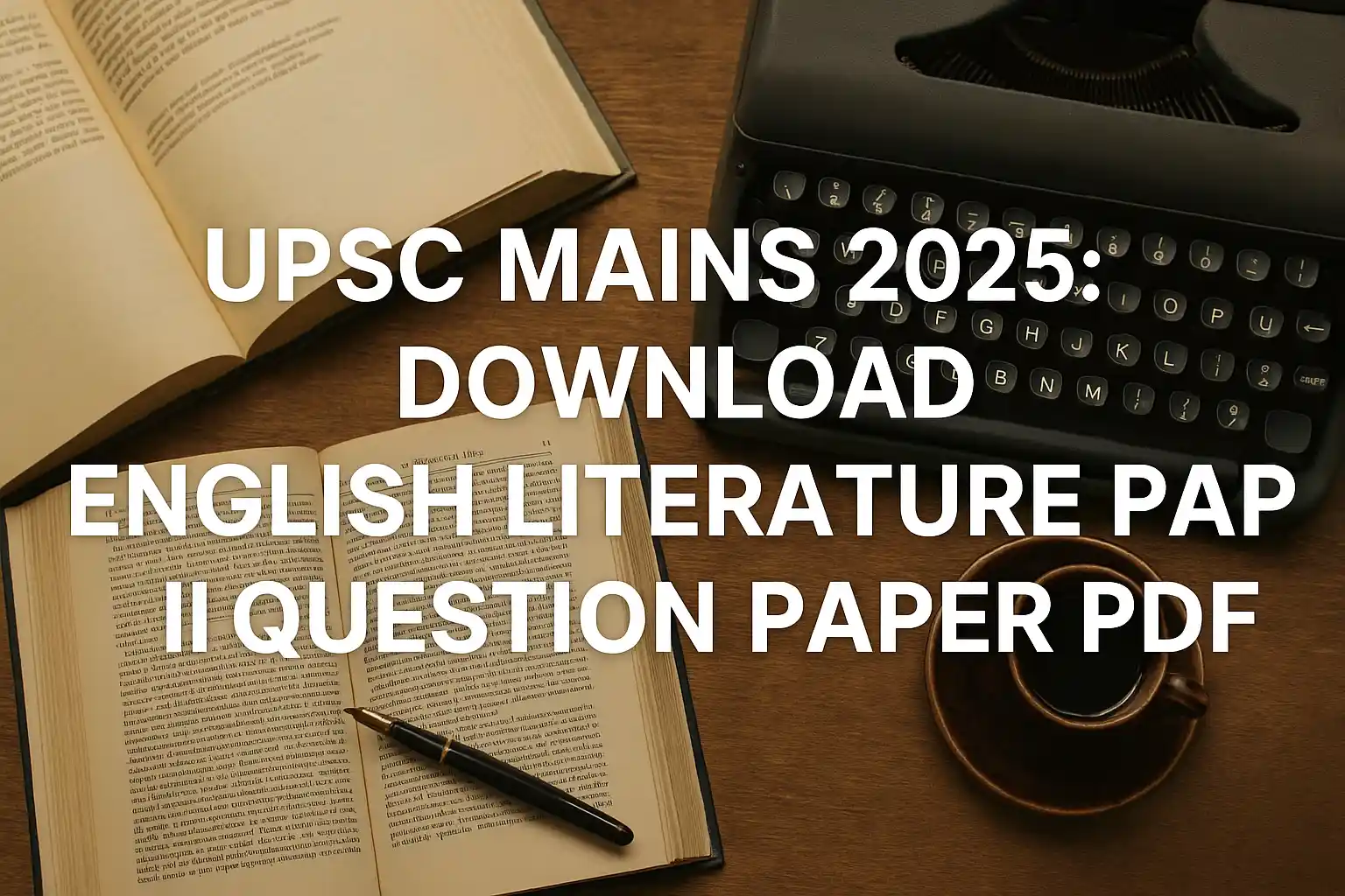 UPSC Mains 2025: Download English Literature Paper II Question Paper PDF