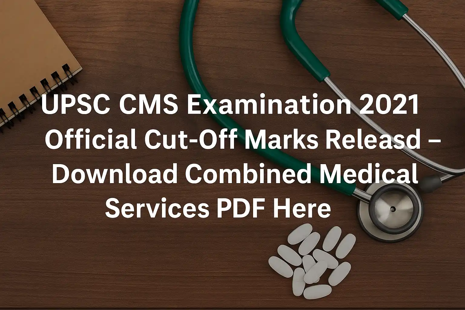 UPSC CMS Examination 2021 Official Cut-Off Marks Released – Download Combined Medical Services PDF Here