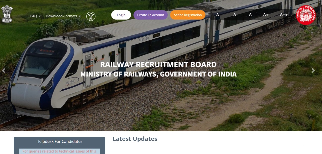 RRB Isolated Category Recruitment 2026 Announced: Apply Online for 311 Railway Posts