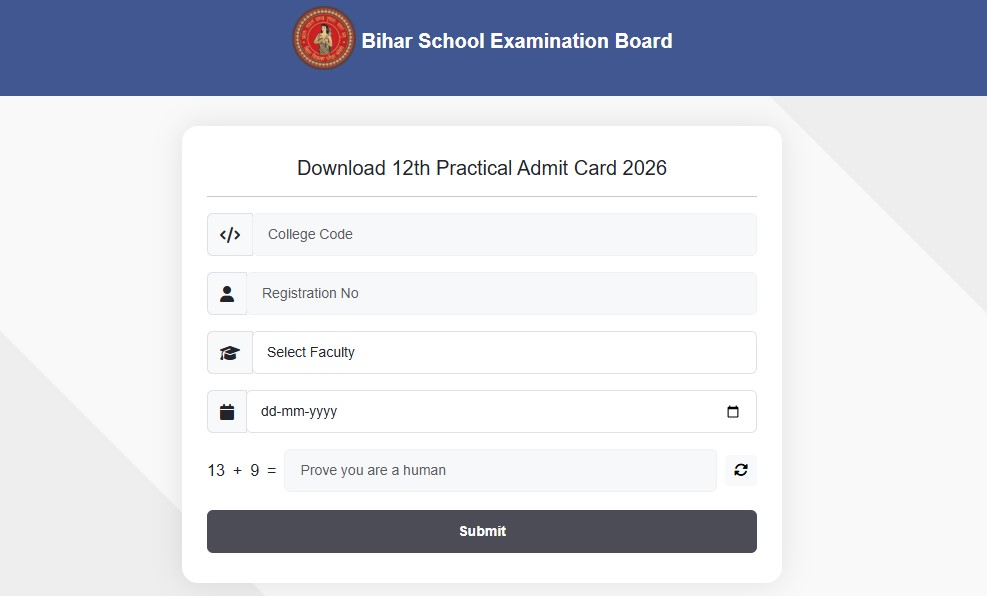 BSEB Inter Practical Admit Card 2026 Released: Download Dates, Exam Schedule and Key Details