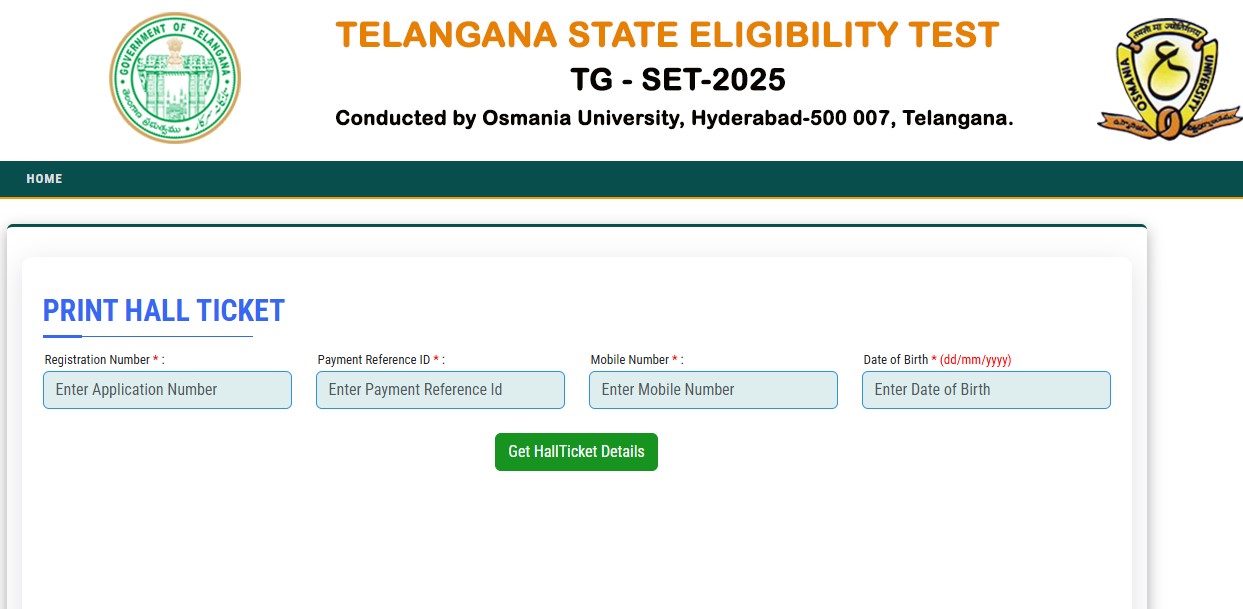 TS SET 2025 Hall Ticket Available Now: CBT Exam Dates and Key Instructions Inside