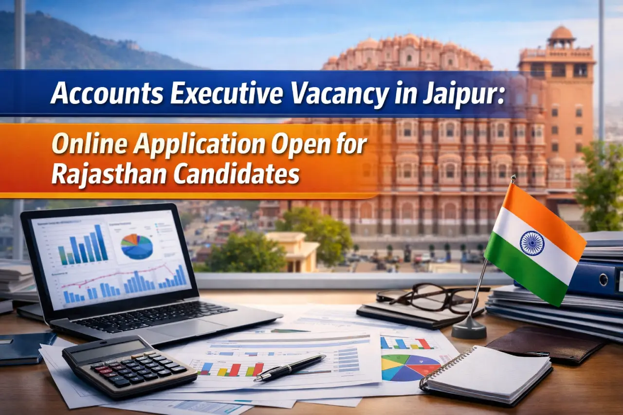 Accounts Executive Vacancy in Jaipur: Online Application Open for Rajasthan Candidates