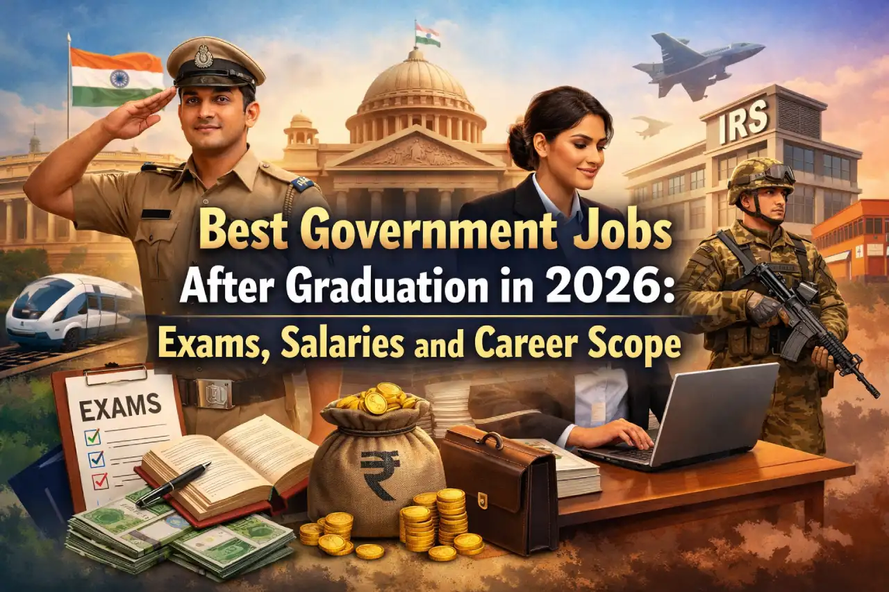 Best Government Jobs After Graduation in 2026: Exams, Salaries and Career Scope