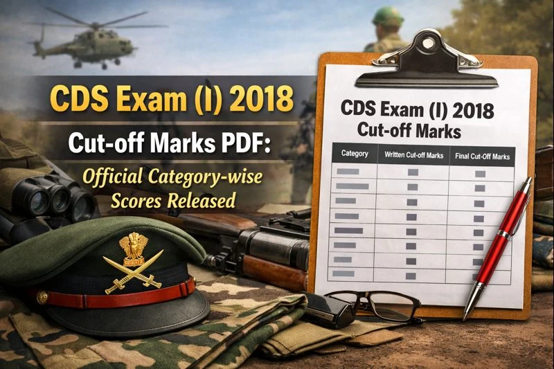 CDS Exam (I) 2018 Cut-off Marks PDF: Official Category-wise Scores Released