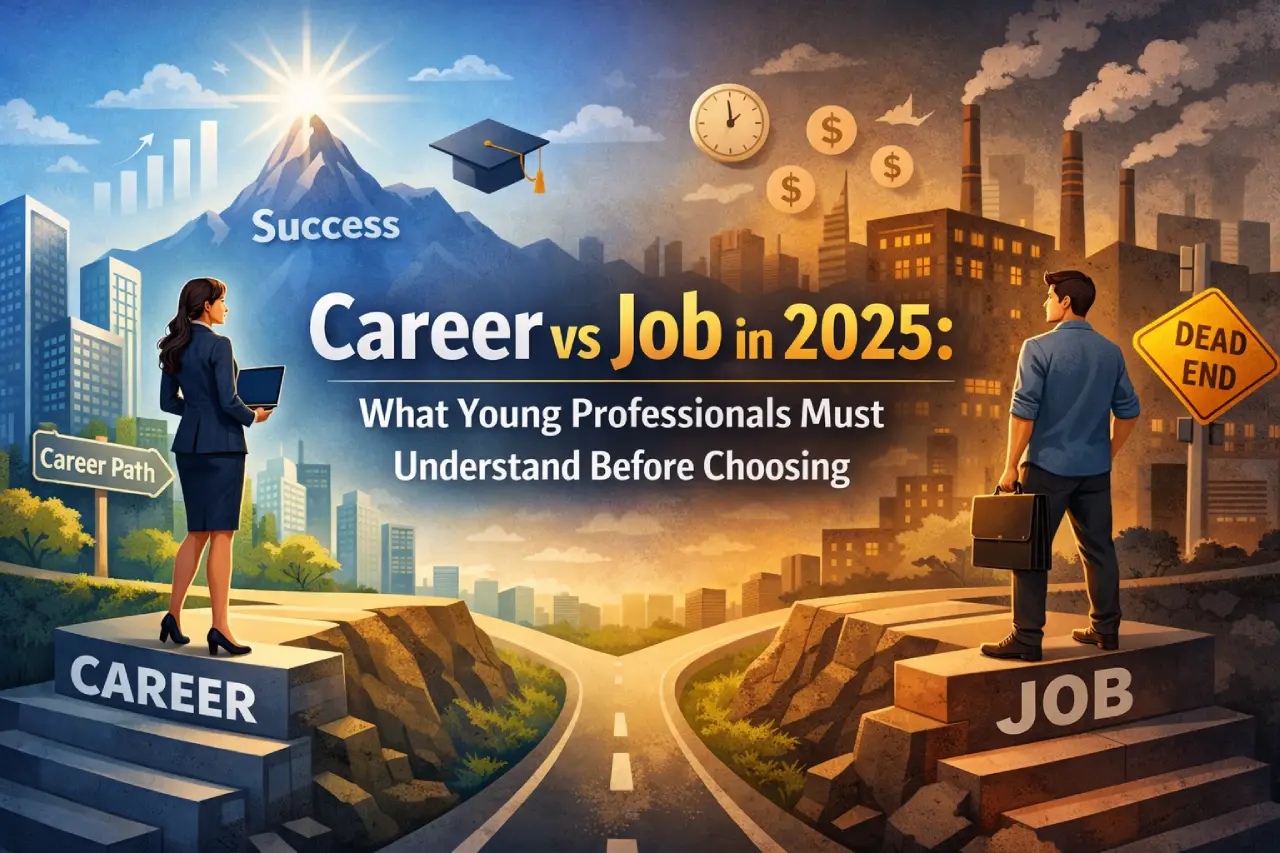 Career vs Job in 2025: What Young Professionals Must Understand Before Choosing