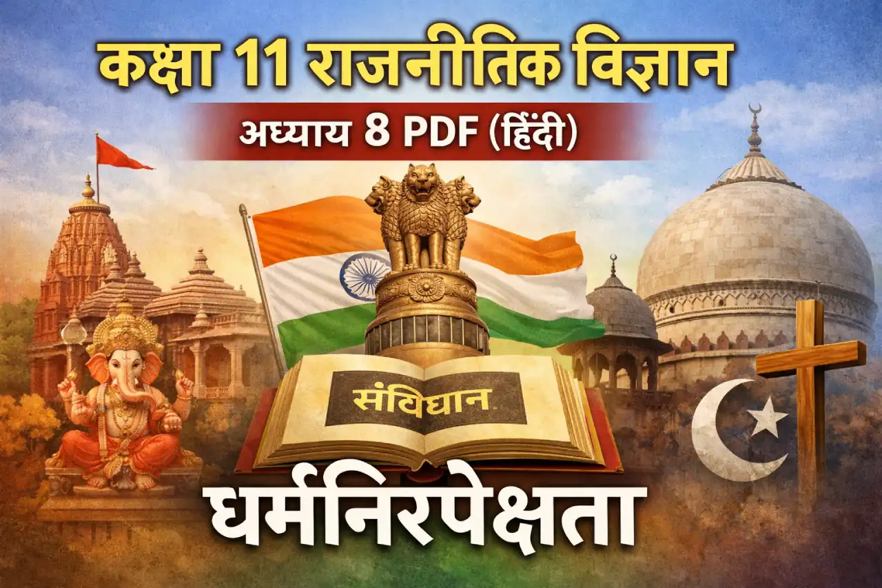 Class 11 Political Science Chapter 8 PDF (Hindi): धर्मनिरपेक्षता