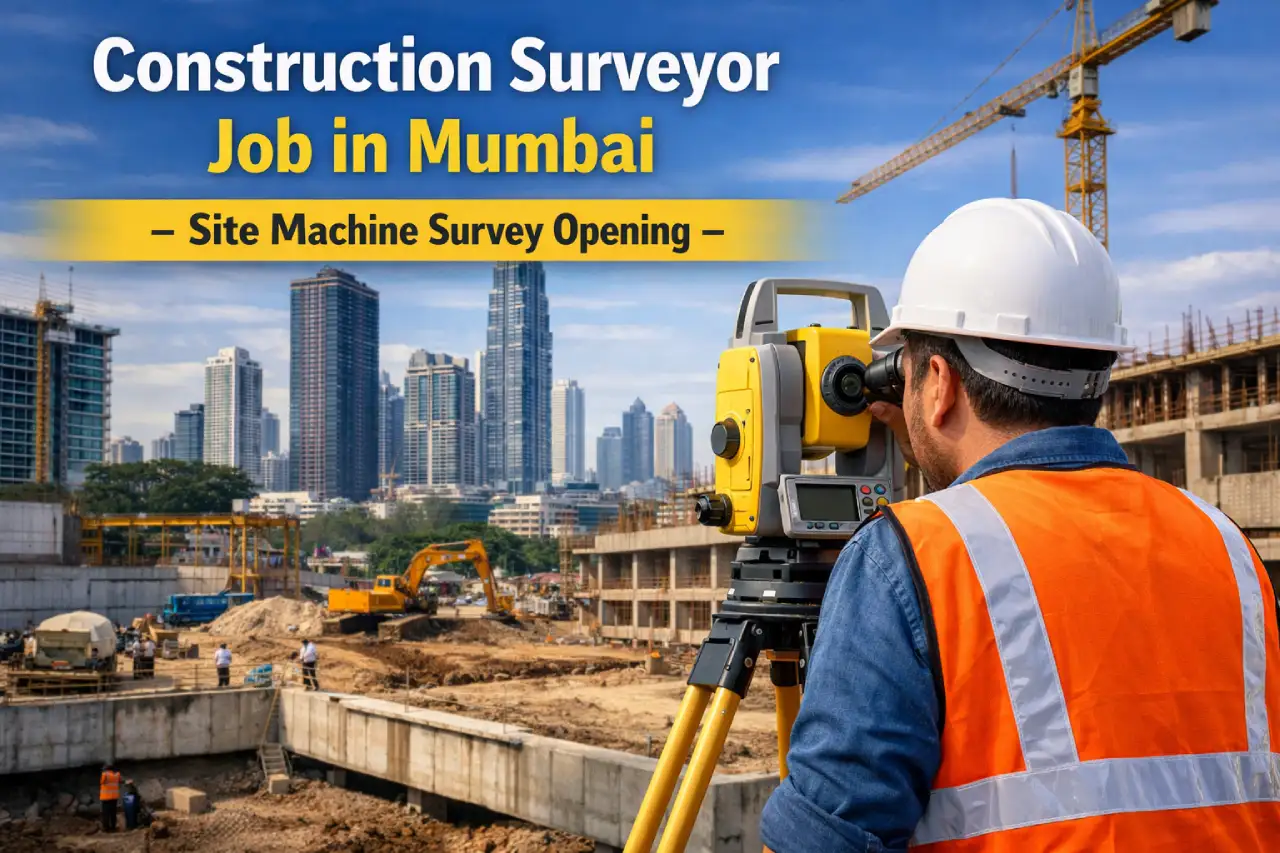 Construction Surveyor Job in Mumbai – Site Machine Survey Opening