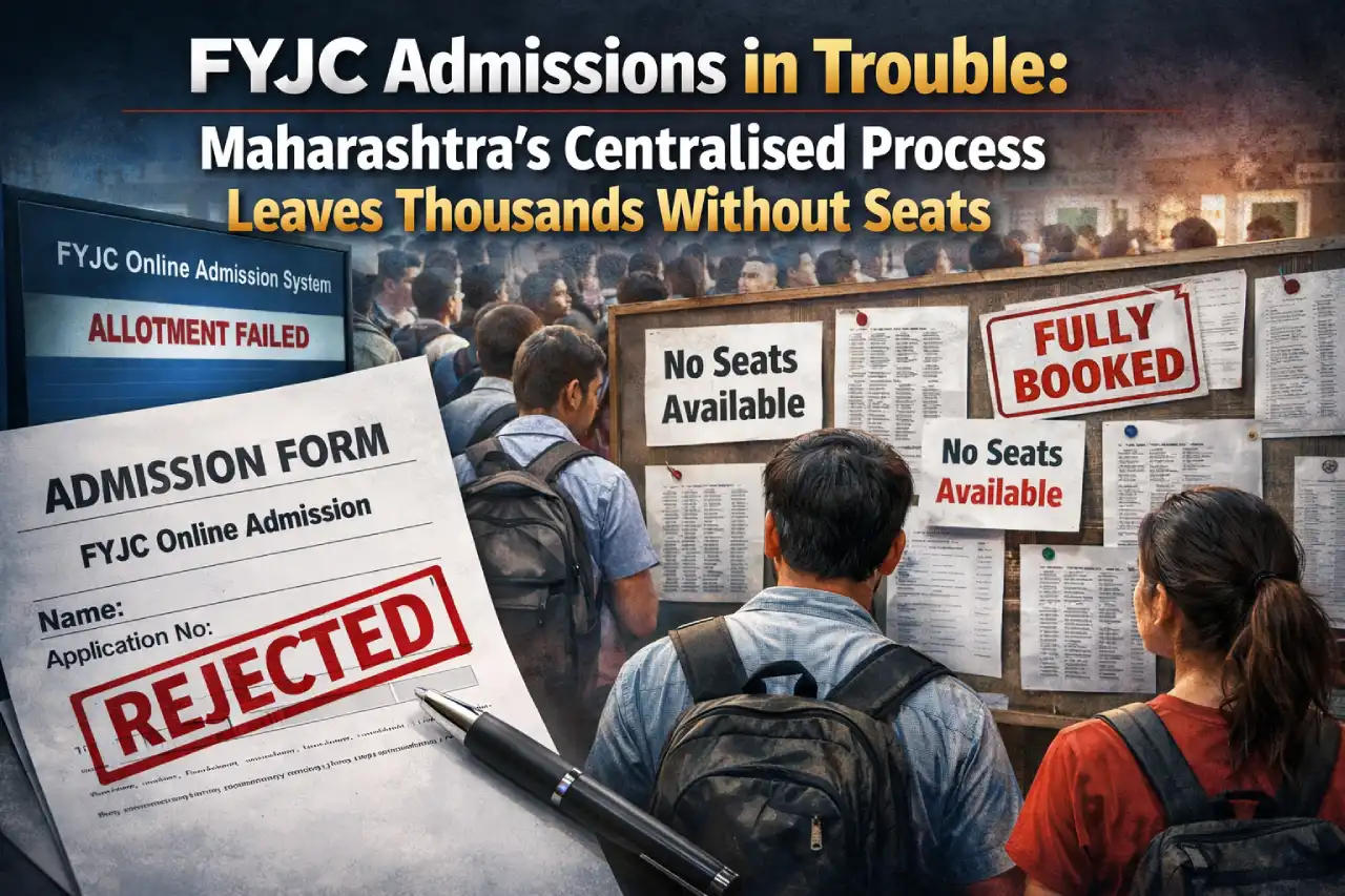 FYJC Admissions in Trouble: Maharashtra’s Centralised Process Leaves Thousands Without Seats