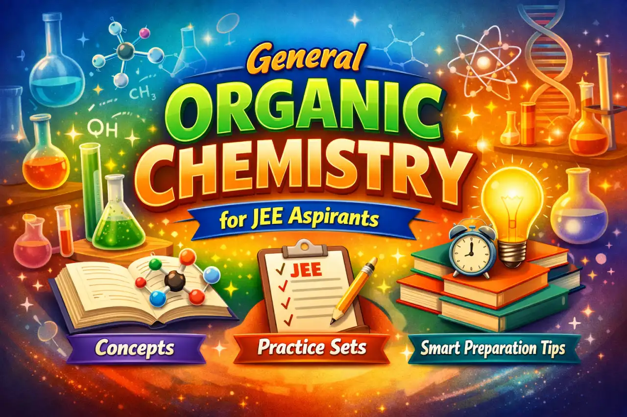 General Organic Chemistry for JEE Aspirants: Concepts, Practice Sets and Smart Preparation Tips
