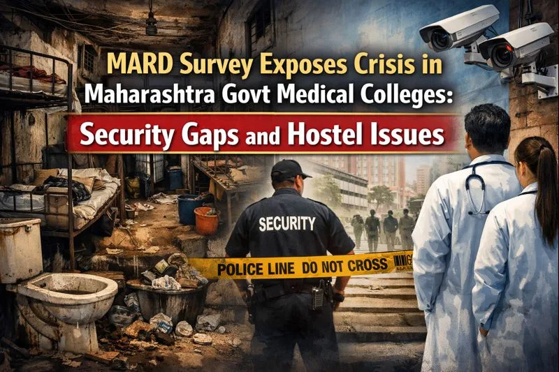 MARD Survey Exposes Crisis in Maharashtra Govt Medical Colleges: Security Gaps and Hostel Issues