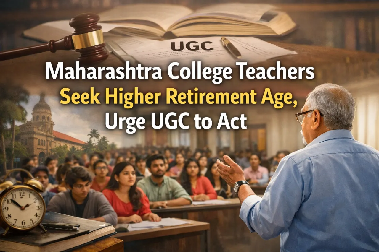 Maharashtra College Teachers Seek Higher Retirement Age, Urge UGC to Act