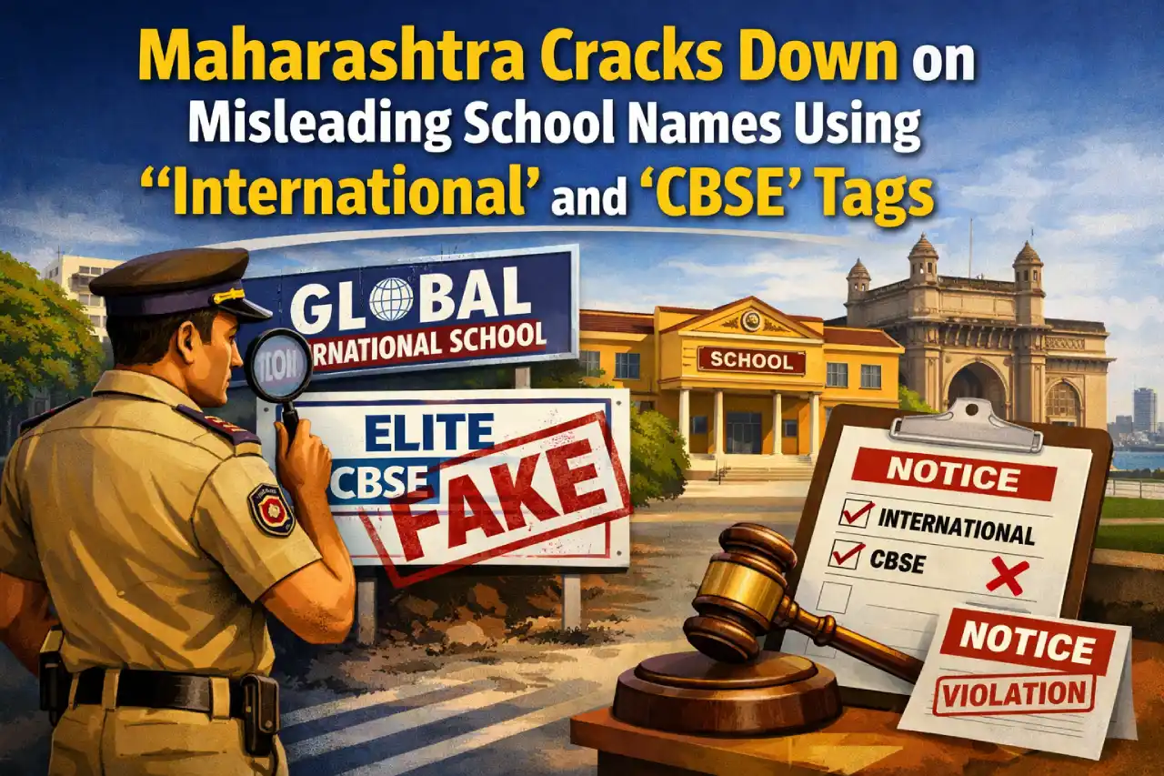 Maharashtra Cracks Down on Misleading School Names Using ‘International’ and ‘CBSE’ Tags