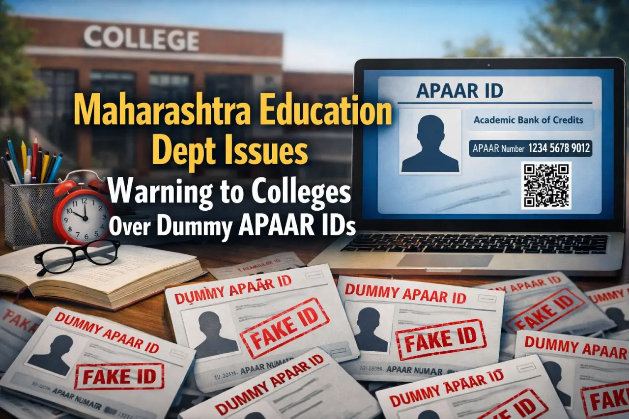 Maharashtra Education Dept Issues Warning to Colleges Over Dummy APAAR IDs
